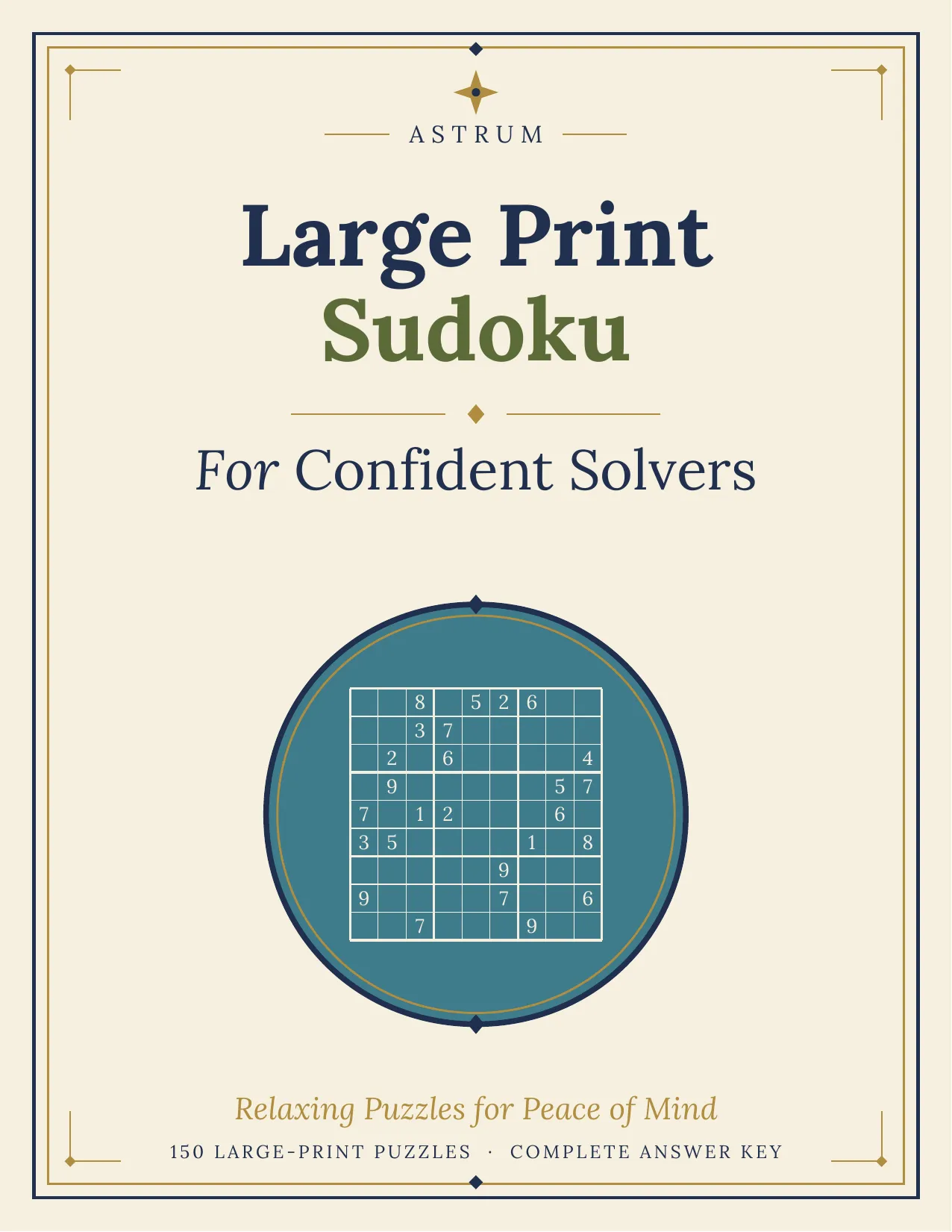 Large Print Sudoku for Confident Solvers cover